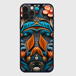 Чехол iPhone 12 Pro Mirrow floral pattern - art - vogue