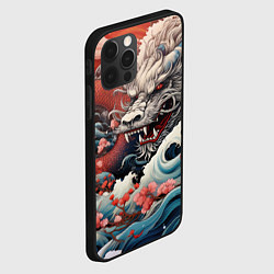 Чехол для iPhone 12 Pro Морской дракон Irezumi, цвет: 3D-черный — фото 2