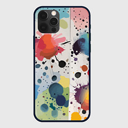 Чехол для iPhone 12 Pro Colorful blots - vogue - abstraction, цвет: 3D-черный