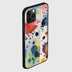 Чехол для iPhone 12 Pro Colorful blots - vogue - abstraction, цвет: 3D-черный — фото 2