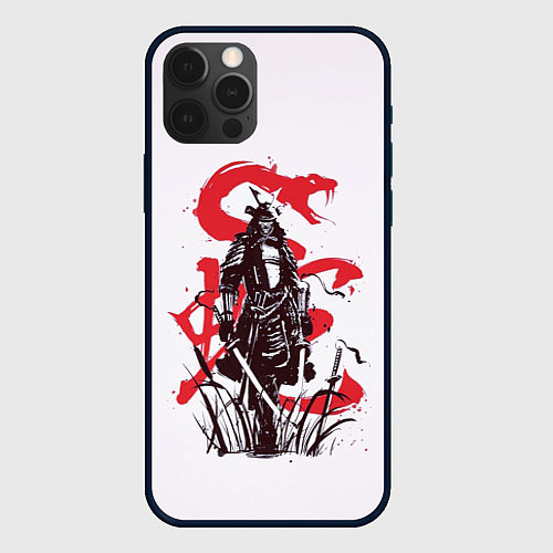 Чехол iPhone 12 Pro Древний воин / 3D-Черный – фото 1