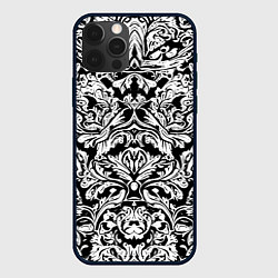 Чехол iPhone 12 Pro Floral pattern - irezumi - neural network