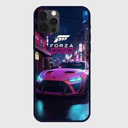 Чехол для iPhone 12 Pro Forza night racing, цвет: 3D-черный