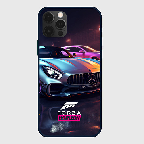 Чехол iPhone 12 Pro Forza Horizon street racing / 3D-Черный – фото 1