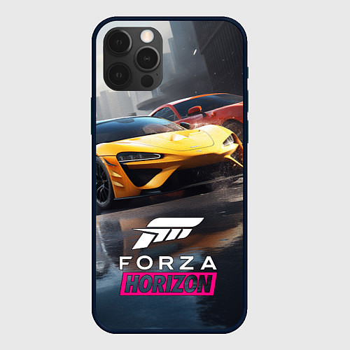 Чехол iPhone 12 Pro Forza Horizon / 3D-Черный – фото 1