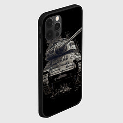 Чехол для iPhone 12 Pro Танк т54 русский, цвет: 3D-черный — фото 2