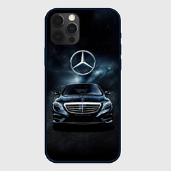 Чехол iPhone 12 Pro Mercedes Benz black