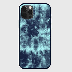 Чехол для iPhone 12 Pro Tie-Dye дизайн, цвет: 3D-черный