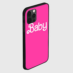 Чехол для iPhone 12 Pro Барби ребенок, цвет: 3D-черный — фото 2