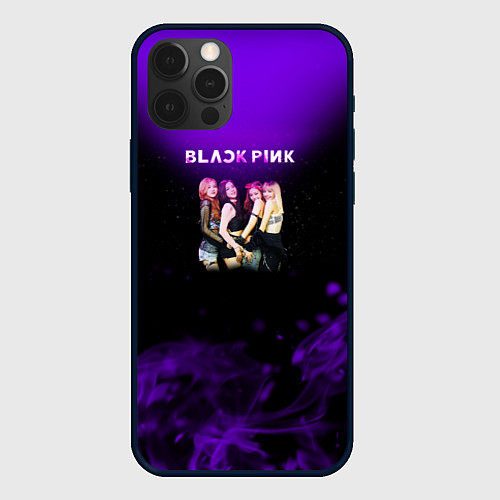 Чехол iPhone 12 Pro Blackpink art / 3D-Черный – фото 1