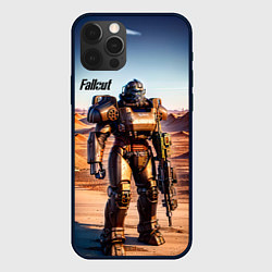 Чехол для iPhone 12 Pro Robot Fallout, цвет: 3D-черный