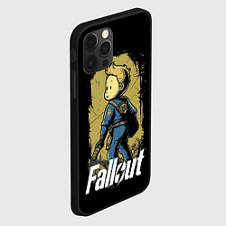 Чехол для iPhone 12 Pro Fallout boy, цвет: 3D-черный — фото 2