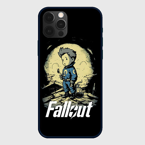 Чехол iPhone 12 Pro Fallout boy / 3D-Черный – фото 1