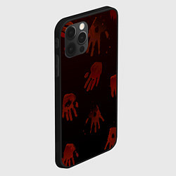 Чехол для iPhone 12 Pro Кровавые ладони, цвет: 3D-черный — фото 2