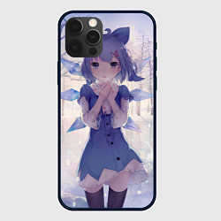Чехол для iPhone 12 Pro Touhou Project Cirno Тируно, цвет: 3D-черный