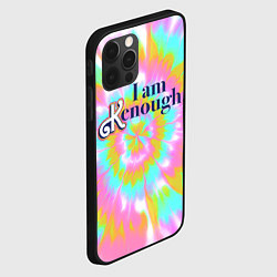 Чехол для iPhone 12 Pro I am Kenough - retro tie-dye, цвет: 3D-черный — фото 2