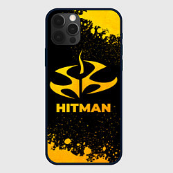 Чехол iPhone 12 Pro Hitman - gold gradient