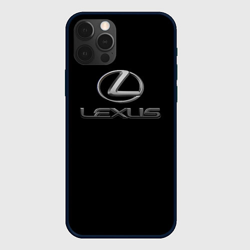 Чехол iPhone 12 Pro Lexus brend sport / 3D-Черный – фото 1