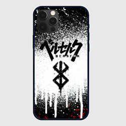 Чехол для iPhone 12 Pro Berserk logo symbol, цвет: 3D-черный