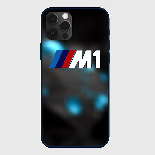 Чехол iPhone 12 Pro Bmw night city / 3D-Черный – фото 1