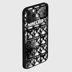 Чехол для iPhone 12 Pro Minecraft online game, цвет: 3D-черный — фото 2