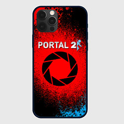 Чехол для iPhone 12 Pro Портал стиль халфлайф, цвет: 3D-черный