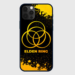 Чехол для iPhone 12 Pro Elden Ring - gold gradient, цвет: 3D-черный