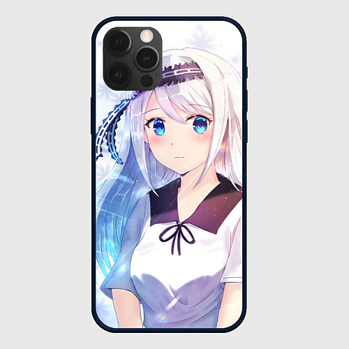 Чехол iPhone 12 Pro Kaguya-sama wa Kokurasetai Кей Широгане / 3D-Черный – фото 1