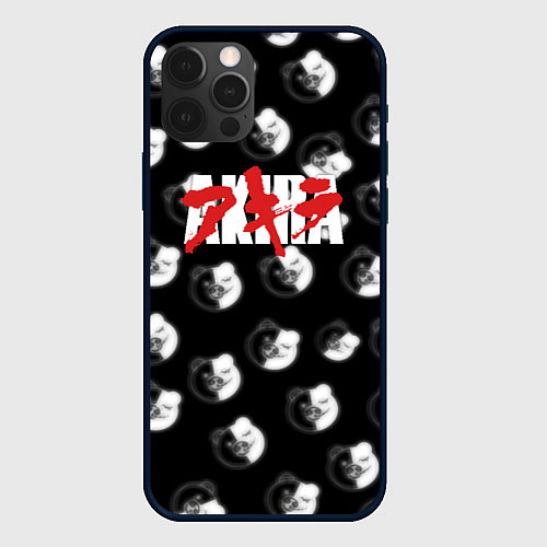 Чехол iPhone 12 Pro Akira x Monokuma / 3D-Черный – фото 1