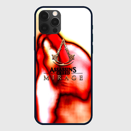 Чехол iPhone 12 Pro Assassins Creed mirage exclusive / 3D-Черный – фото 1