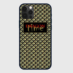 Чехол для iPhone 12 Pro Время дракона 2024, цвет: 3D-черный