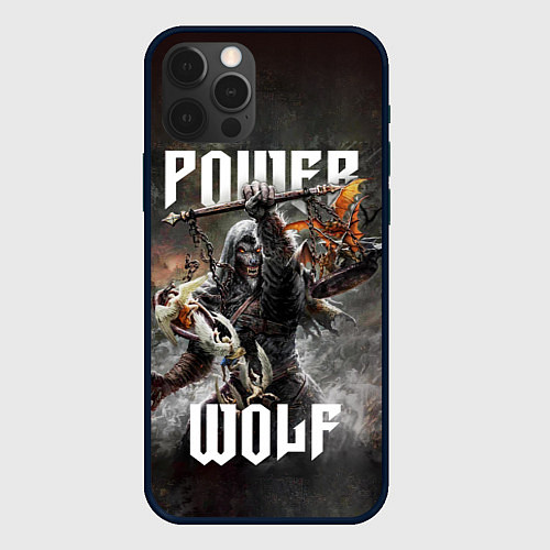 Чехол iPhone 12 Pro Powerwolf: werewolf / 3D-Черный – фото 1