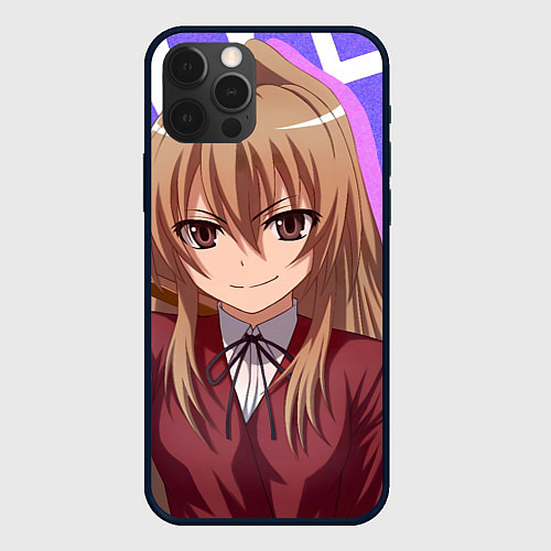 Чехол iPhone 12 Pro Toradora Тайга Aisaka / 3D-Черный – фото 1