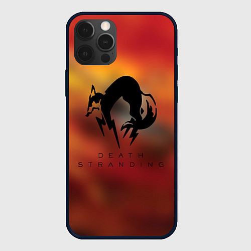 Чехол iPhone 12 Pro Death Stranding Kojima corp / 3D-Черный – фото 1