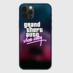 Чехол для iPhone 12 Pro Vice сity неон, цвет: 3D-черный