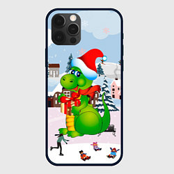 Чехол iPhone 12 Pro Новогодний дракон