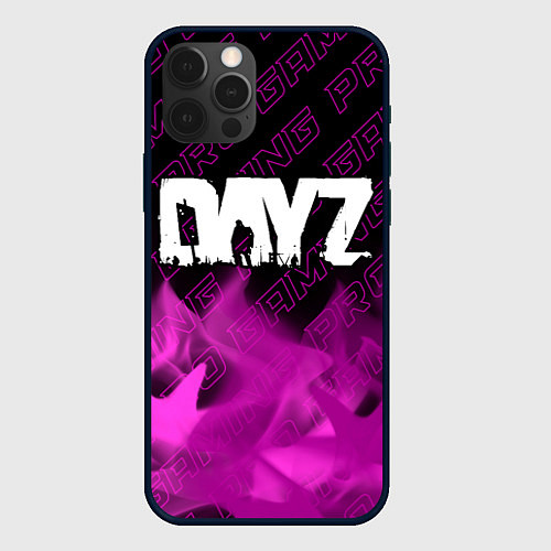 Чехол iPhone 12 Pro DayZ pro gaming: символ сверху / 3D-Черный – фото 1