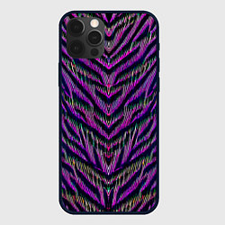 Чехол для iPhone 12 Pro Mirror abstraction - neural network, цвет: 3D-черный