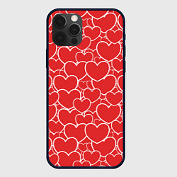 Чехол iPhone 12 Pro Сердечки любви