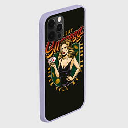 Чехол для iPhone 12 Pro Royal Flush, цвет: 3D-светло-сиреневый — фото 2