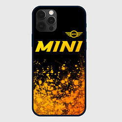 Чехол для iPhone 12 Pro Mini - gold gradient посередине, цвет: 3D-черный