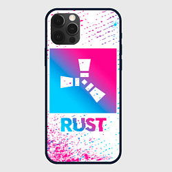 Чехол iPhone 12 Pro Rust neon gradient style