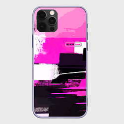 Чехол для iPhone 12 Pro Black pink - girl-group - South Korea, цвет: 3D-светло-сиреневый