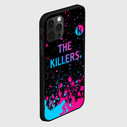 Чехол для iPhone 12 Pro The Killers - neon gradient посередине, цвет: 3D-черный — фото 2