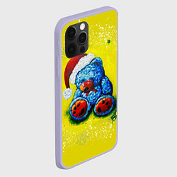 Чехол для iPhone 12 Pro Плюшевый синий Санта, цвет: 3D-светло-сиреневый — фото 2