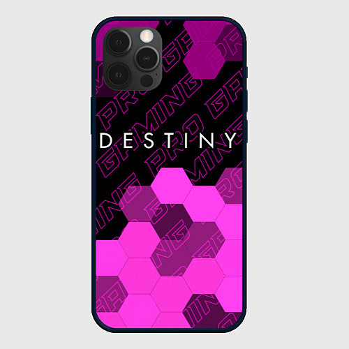 Чехол iPhone 12 Pro Destiny pro gaming посередине / 3D-Черный – фото 1