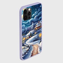Чехол для iPhone 12 Pro Новогоднее настроение, цвет: 3D-светло-сиреневый — фото 2