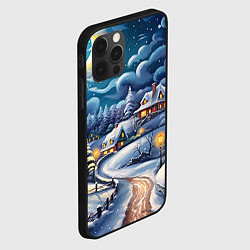 Чехол для iPhone 12 Pro Новогоднее настроение, цвет: 3D-черный — фото 2