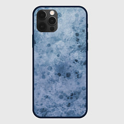 Чехол iPhone 12 Pro Абстракция - сине-серая грусть