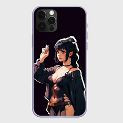 Чехол для iPhone 12 Pro Шэдоухарт - Baldurs Gate 3, цвет: 3D-светло-сиреневый